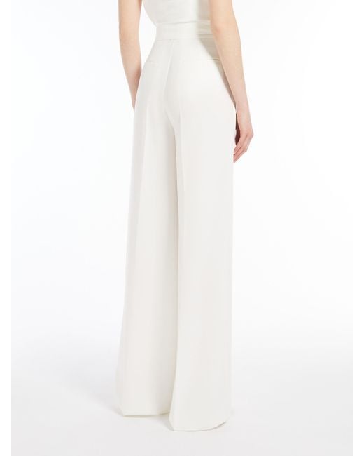 Max Mara White Abetone Trousers