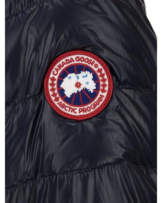 Canada Goose Blue Quilted-Finish Down Jacket for men