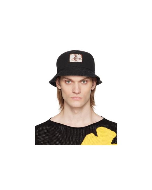 Vivienne Westwood Brown Raffia Bucket Hat main image 0