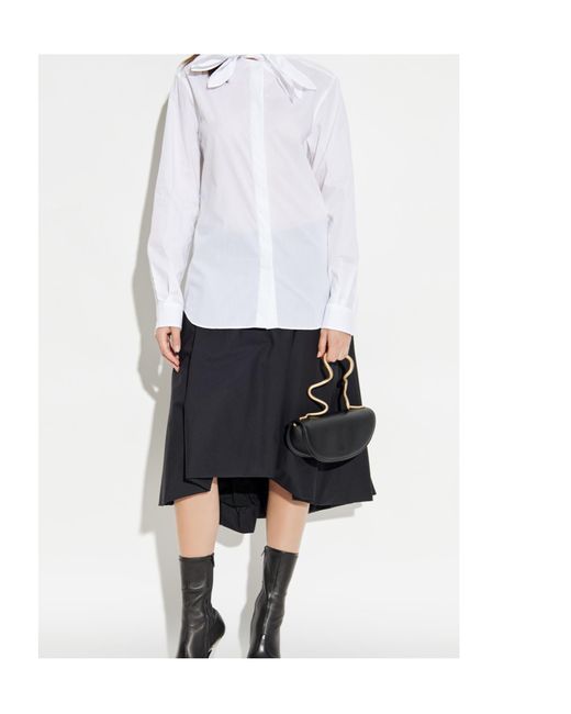 Moschino White Long Sleeve Shirt