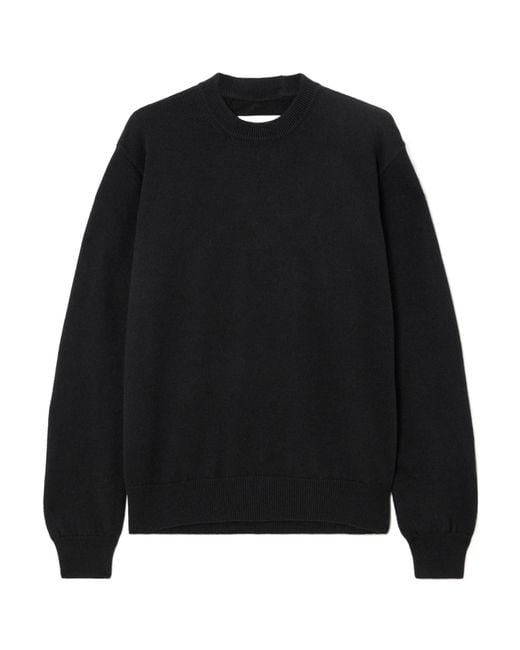 Jil Sander Black Blended Sweater