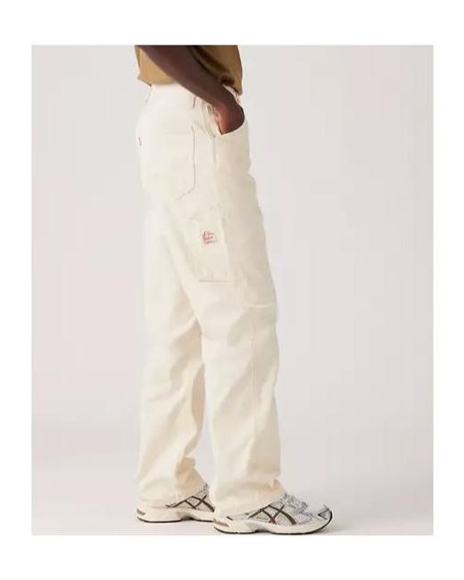 Levi's Natural 568 Straight Leg Jeans for men