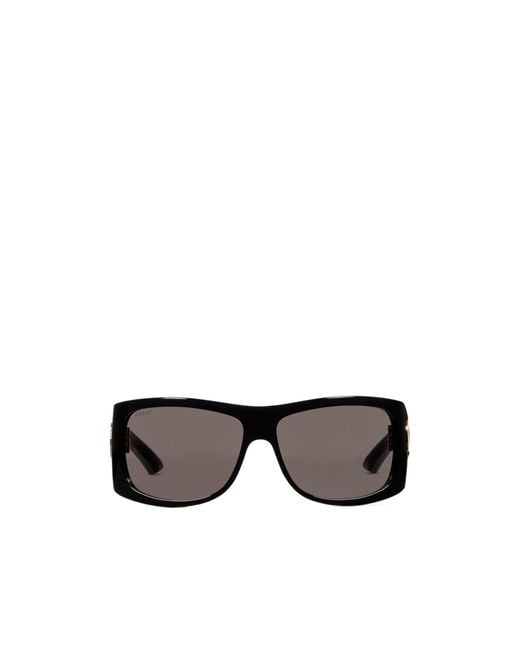 Gucci Black Eyewear Square Frame Sunglasses for men