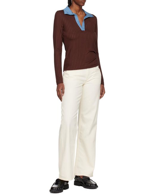 Rag & Bone White Belt Loop Jeans