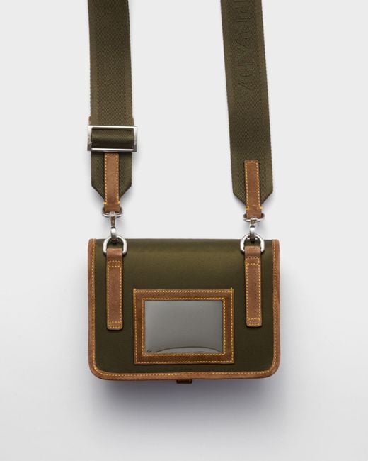 Prada Multicolor Re-Nylon And Suede Smartphone Case for men