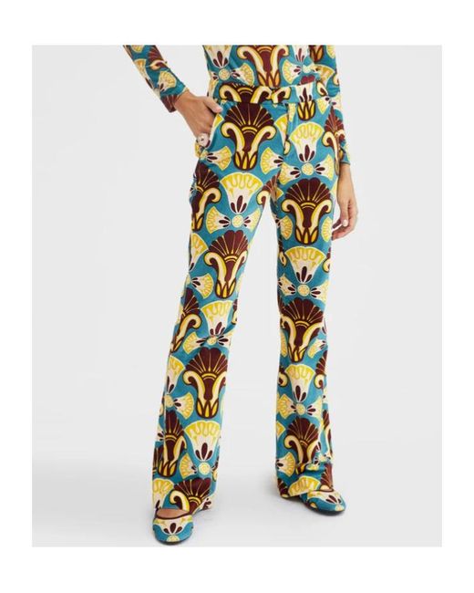 LaDoubleJ Yellow Saturday Night Velvet Trousers