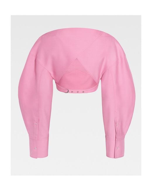Jacquemus Pink The Casaco Top