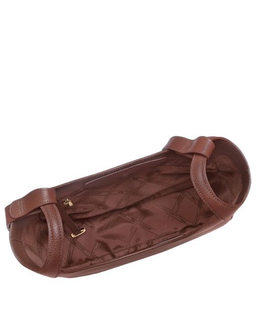 Longchamp Brown Le Foulonné Hobo Bag