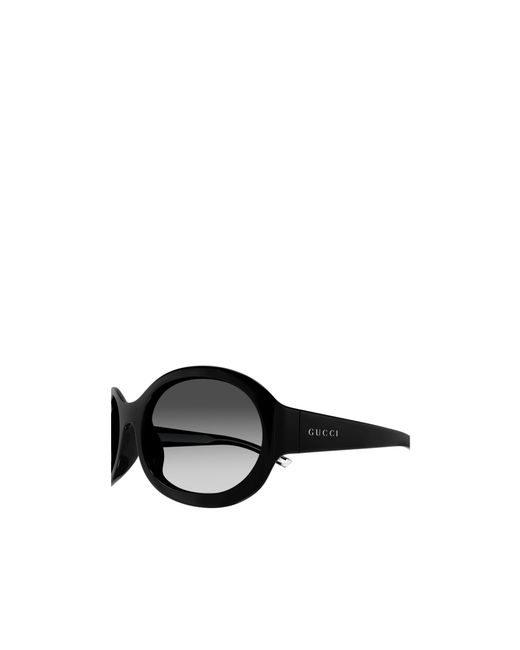 Gucci Black Eyewear Round Frame Sunglasses