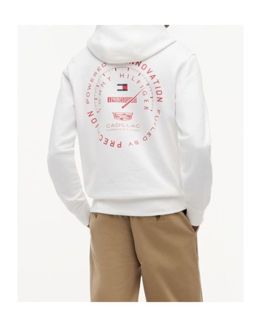 Tommy Hilfiger White Long-Sleeved Sweatshirt for men