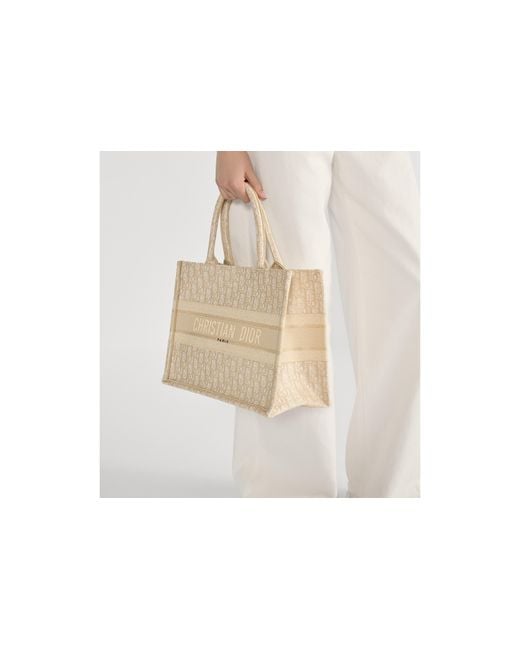 Dior Natural Medium Book Tote