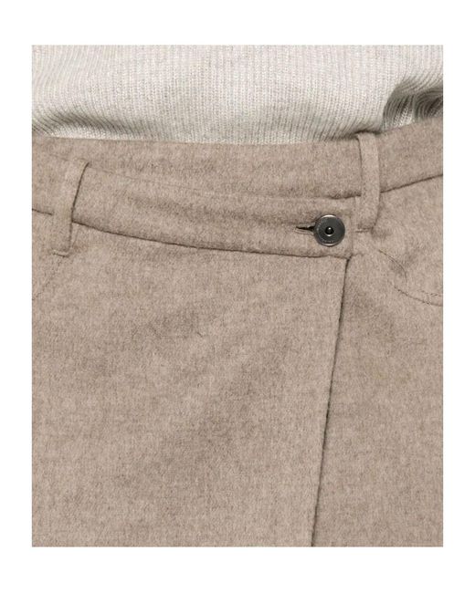Brunello Cucinelli Natural Skirt