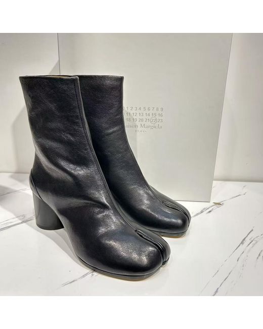 Maison Margiela Black Tabi 60Mm Heel Boots