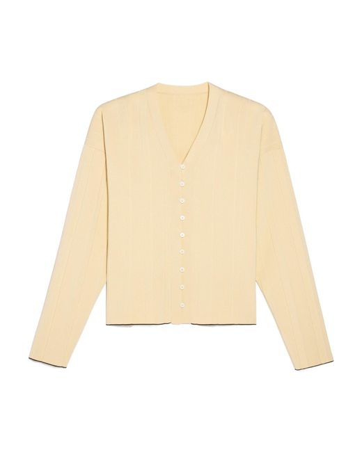 Jacquemus Natural Pleated Cardigan for men