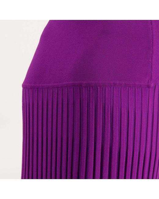 Christopher Esber Purple Salacia Wired Cut-Out Maxi Dress