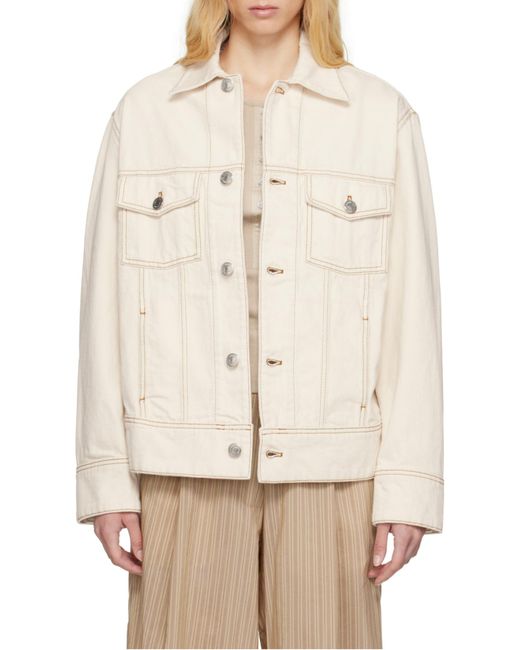 AMI Natural Cotton Denim Jacket