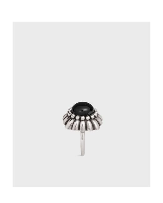 Céline White Folk Ring