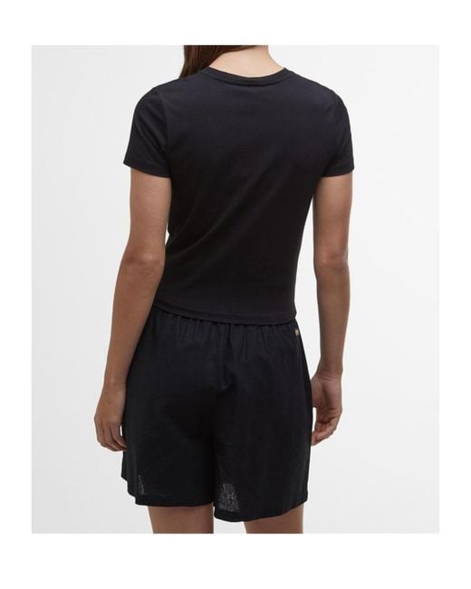 Barbour Black Estella T-Shirt