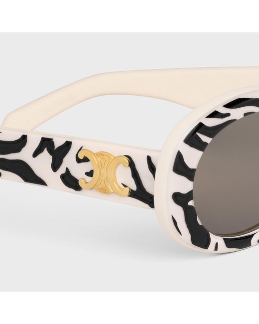 Céline White Triomphe 01 Sunglasses