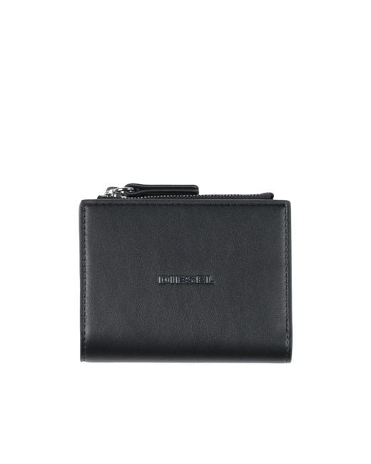DIESEL Black Minimalist Wallet