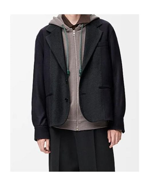 Loewe Black Hybrid Jacket for men