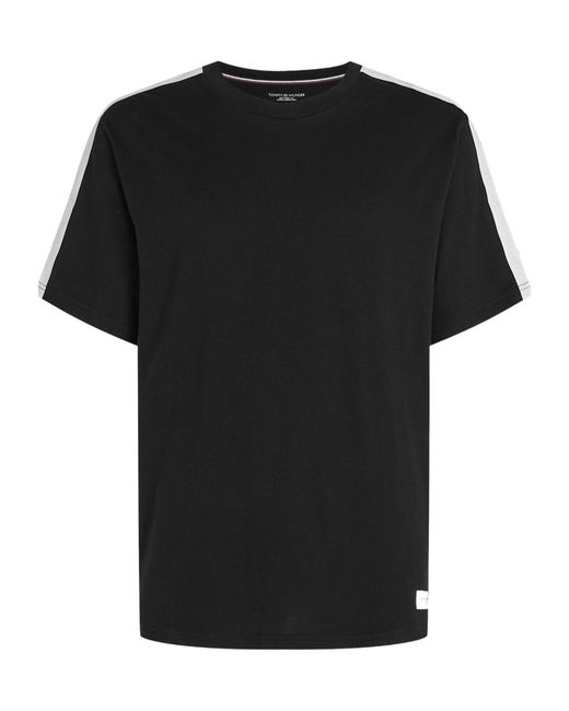 Tommy Hilfiger Black Short Sleeve T Logo for men