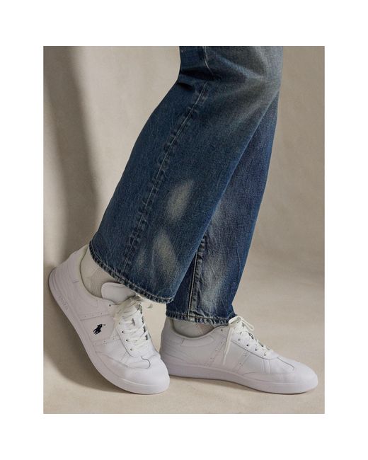 Polo Ralph Lauren White Low-Top Trainers for men