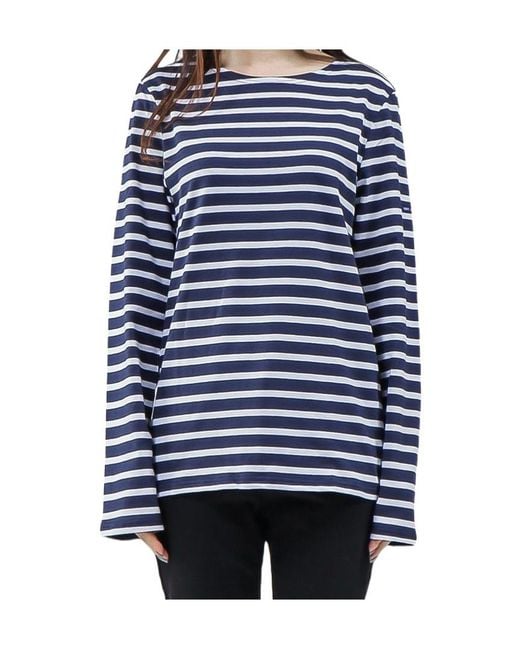 Saint James Blue Striped T-Shirt