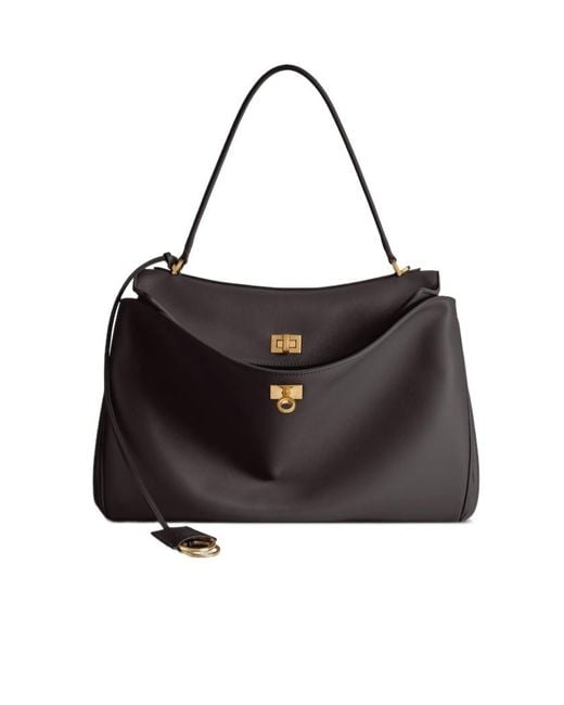 Balenciaga Black Rodeo Handbag Medium