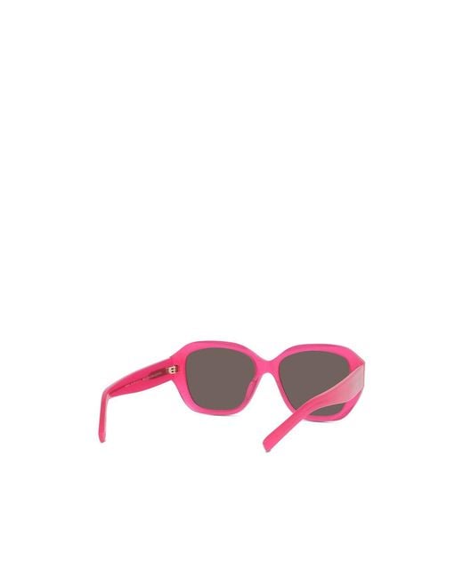 Givenchy Pink Eyewear Square Frame Sunglasses