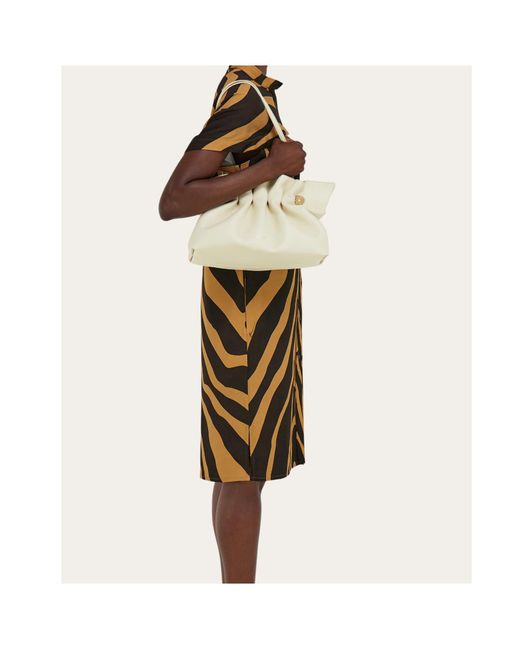 Ferragamo Natural Ferragamo Soft-Bag (M)