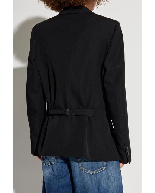 DSquared² Blue Long-Sleeved Single-Breasted Tailored Blazer