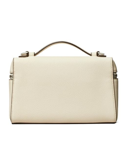 Tory Burch Metallic Romy Slim Top Handle Bag