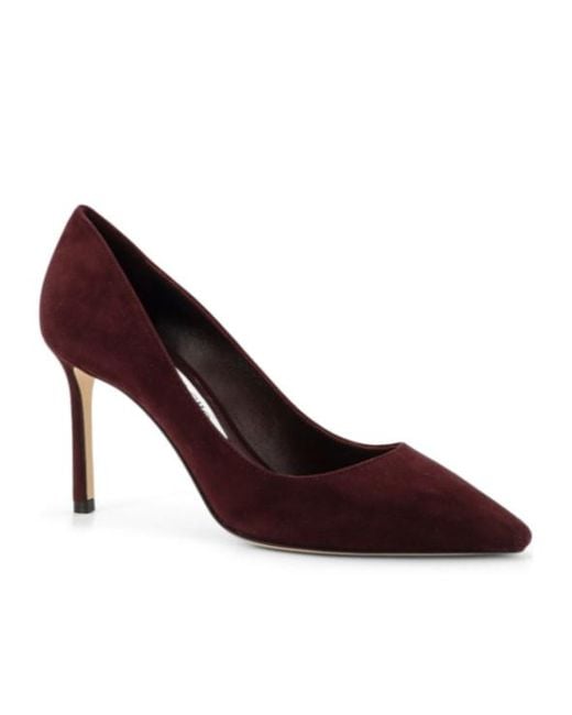 Jimmy Choo Brown 85Mm Romy Pointed-Toe Suede Pumps