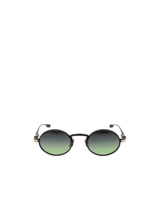Chrome Hearts Green Full-Rim Sunglasses