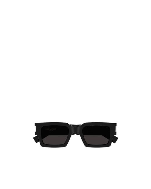 Saint Laurent Black Eyewear Core Square Frame Sunglasses for men