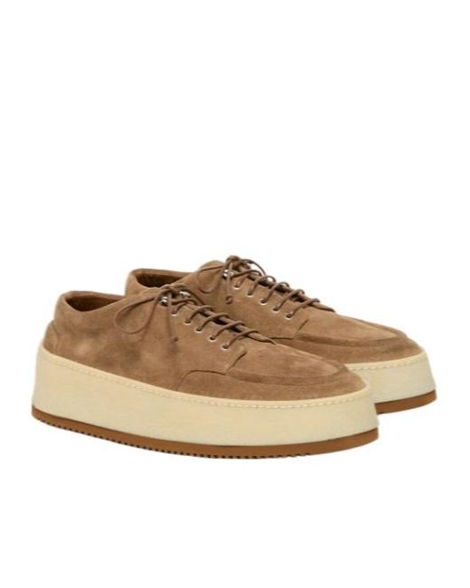 Marsèll Natural Round Toe Derby Shoes for men