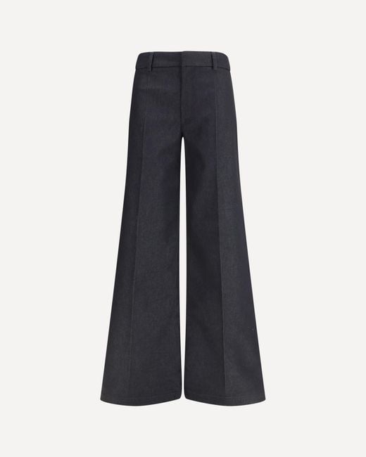 DARKPARK Blue Poppy Flared Pants
