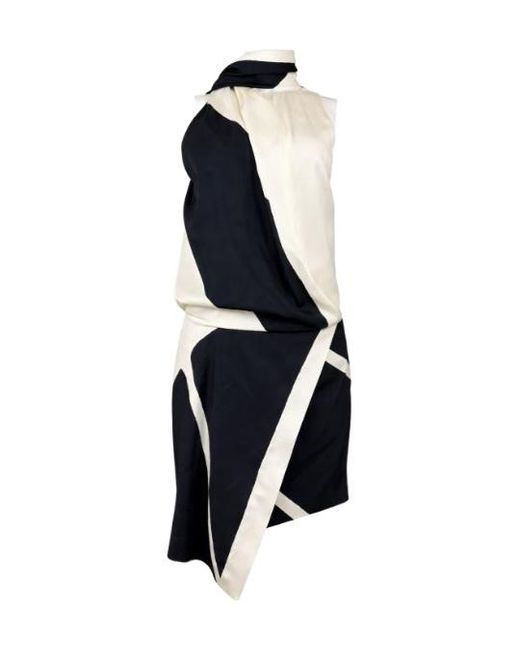 Alberta Ferretti Blue Sleeveless Dress