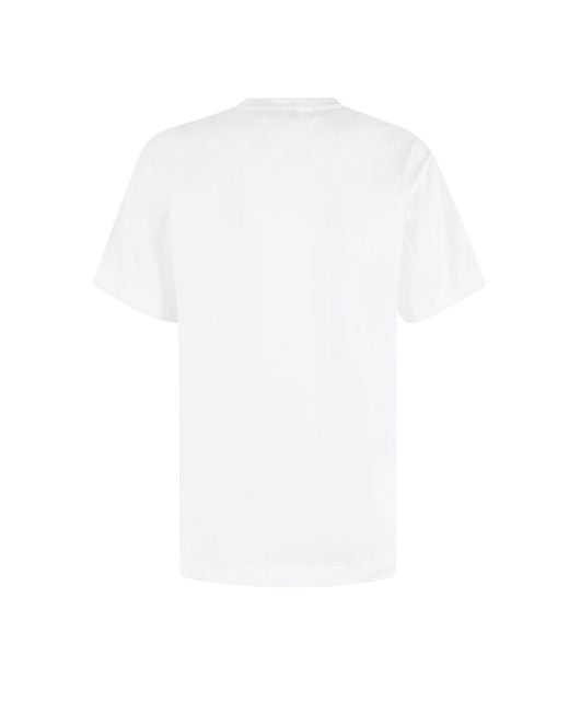 COMME DES GARÇONS PLAY White Crew Neck T-Shirt for men