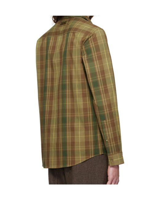 Boss Green Plaid Shirt for men