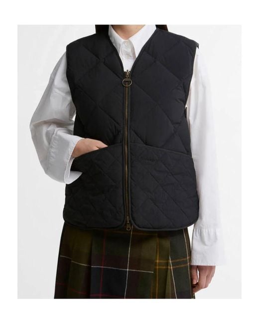 Barbour Gray Gillian Reversible Down Vest