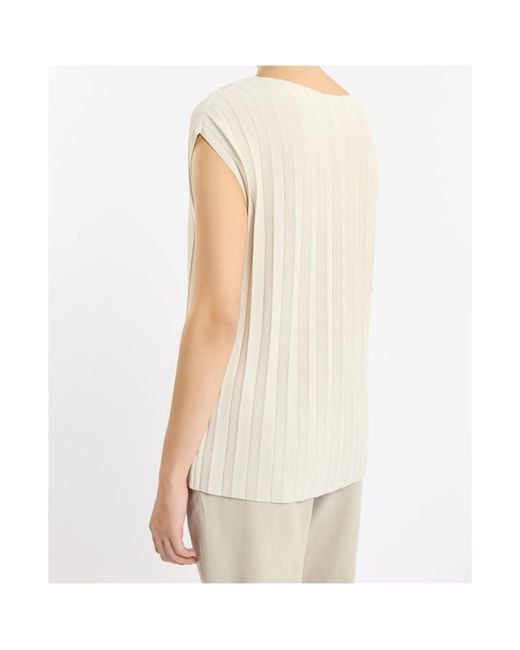 Fay White Boat Neck Knitwear