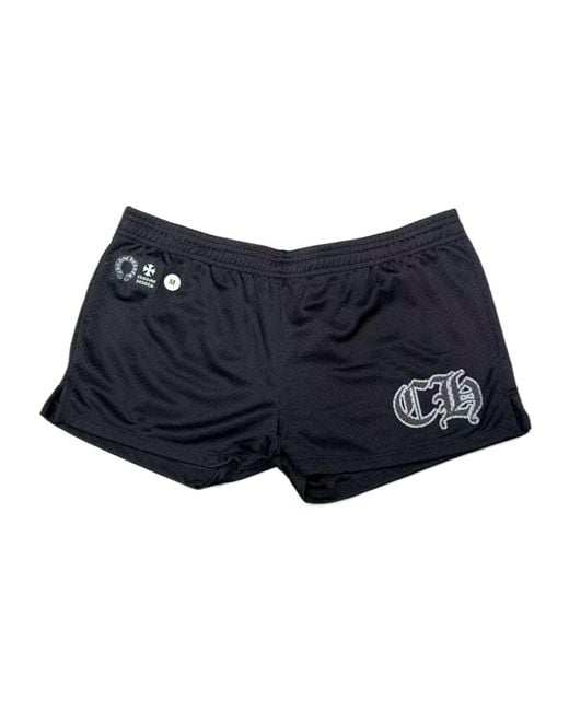 Chrome Hearts Blue Logo Shorts