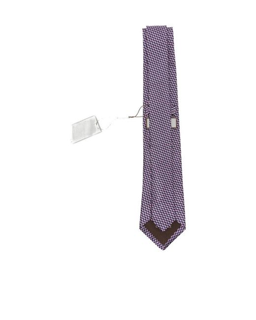 Canali Purple Pointed Tie for men