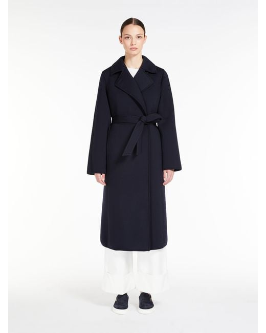 Max Mara Blue Manuela1 Wool Coat