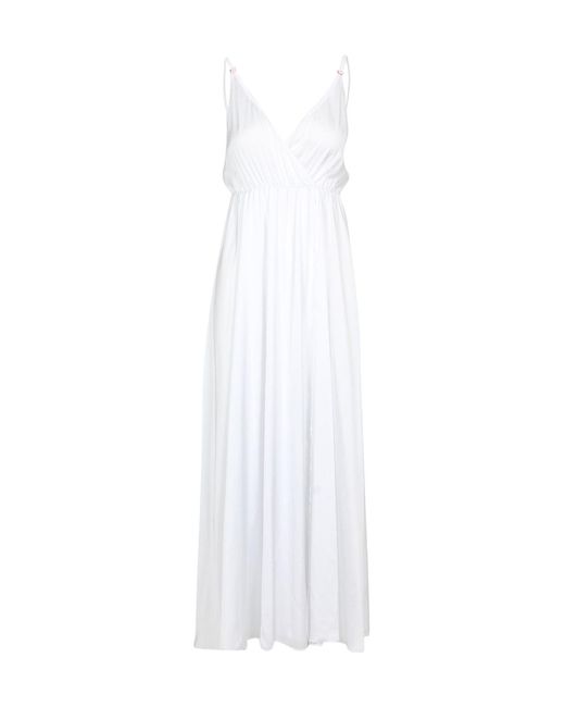Aniye By White Spaghetti Strap Dress