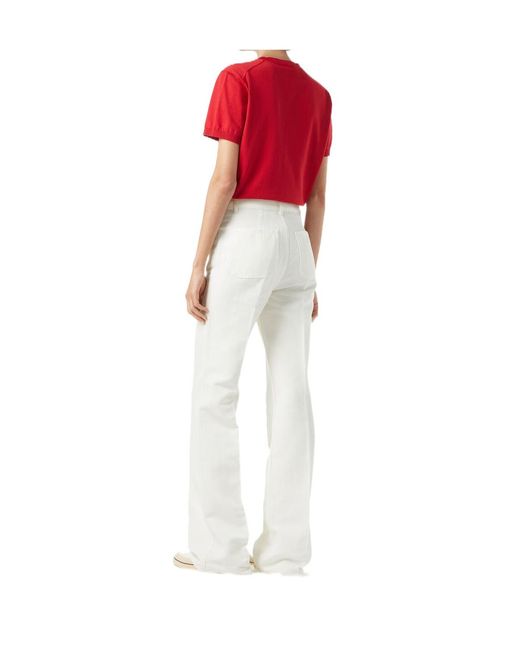 Loro Piana White Danbeth Trousers