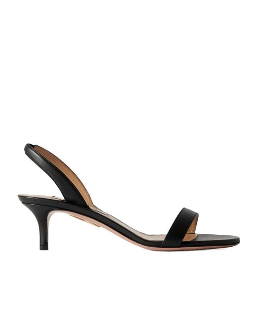 Aquazzura Metallic Strapup Highheel Sandals