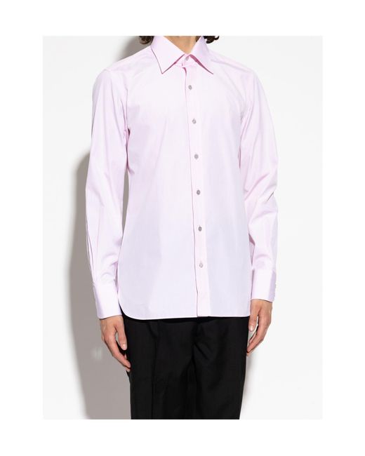 Tom Ford Pink Classic Dress Shirt for men